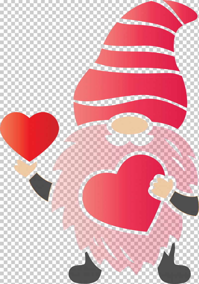 Gnome Loving Red Heart PNG, Clipart, Gnome, Heart, Love, Loving, Pink Free PNG Download
