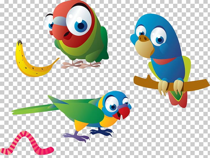 Parakeet Fauna Cartoon PNG, Clipart, Animal, Animal Figure, Animation, Beak, Bird Free PNG Download