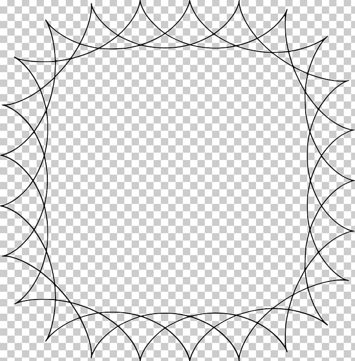 Circle Hypotrochoid PNG, Clipart, Angle, Area, Artwork, Black, Black And White Free PNG Download