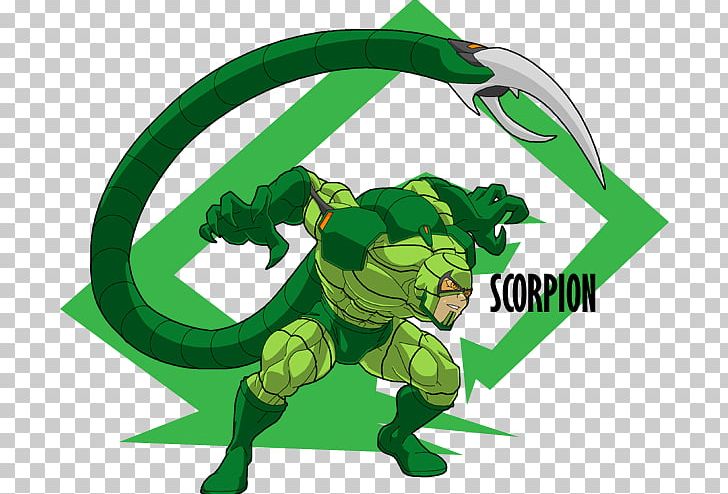 Mac Gargan Spider-Man Dr. Curt Connors Venom Scorpion PNG, Clipart, Cartoon, Dr Curt Connors, Fictional Character, Grass, Green Free PNG Download