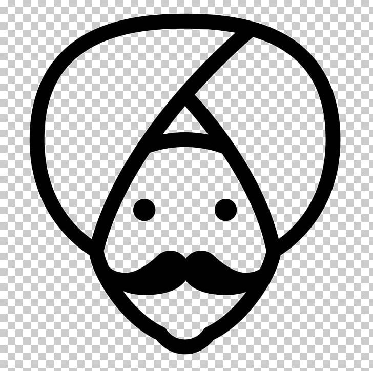Sikhism Dastar Khanda Turban PNG, Clipart, Area, Black And White, Circle, Computer Icons, Dastar Free PNG Download