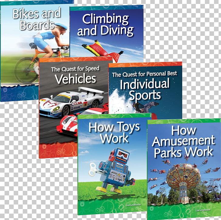 Forces And Motion Set Of 6 Physical Science Book Display Advertising PNG, Clipart, Advertising, Banner, Book, Brand, Cover Material Free PNG Download