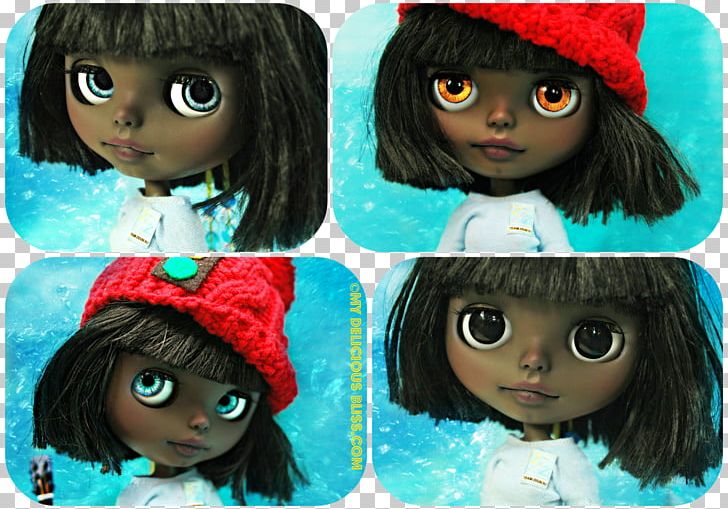 Doll Black Hair Teal PNG, Clipart, Bangs, Black, Black Hair, Brown Hair, Doll Free PNG Download
