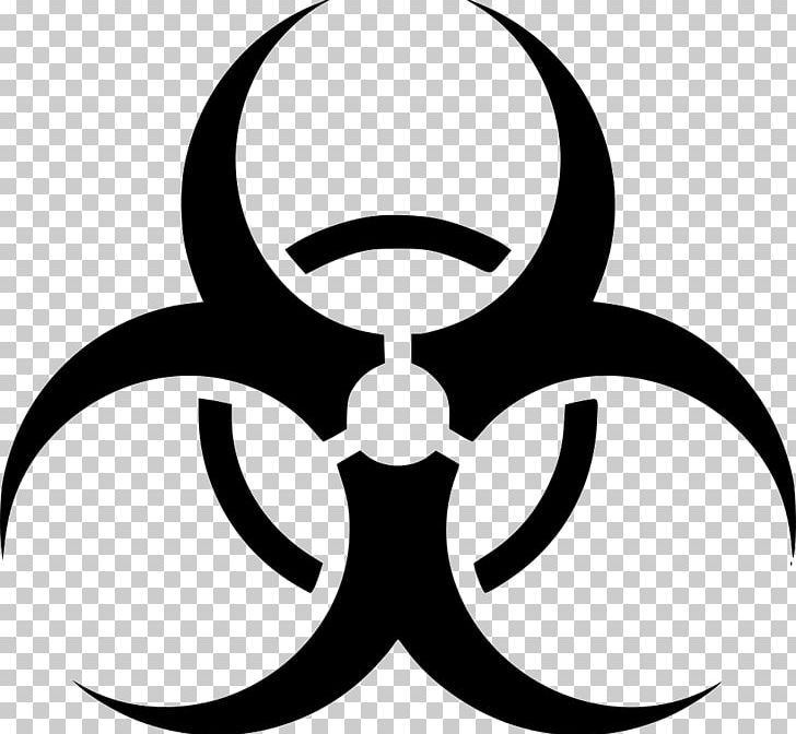 Biological Hazard Symbol PNG, Clipart, Artwork, Bio, Biological Hazard, Black, Black And White Free PNG Download