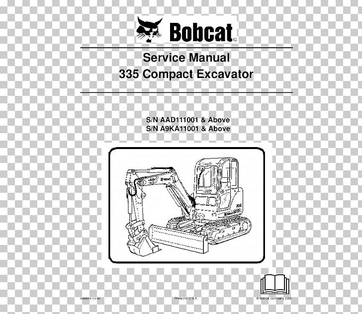 Bobcat Company Owner's Manual Product Manuals Caterpillar Inc. Compact Excavator PNG, Clipart,  Free PNG Download
