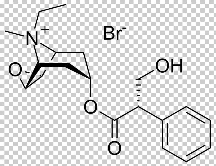 Oxitropium Bromide Hyoscine Tiotropium Bromide Anticholinergic Pharmaceutical Drug PNG, Clipart, Angle, Anticholinergic, Area, Asthma, Black And White Free PNG Download
