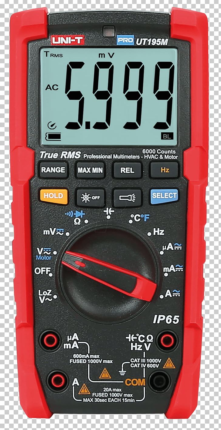 Digital Multimeter True RMS Converter Alternating Current Direct Current PNG, Clipart, Acdc Receiver Design, Digital Multimeter, Electric Current, Electrician, Electric Potential Difference Free PNG Download