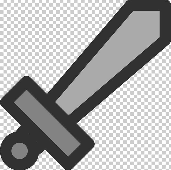Sword Computer Icons PNG, Clipart, Angle, Black, Black And White, Bokken, Campfire Free PNG Download