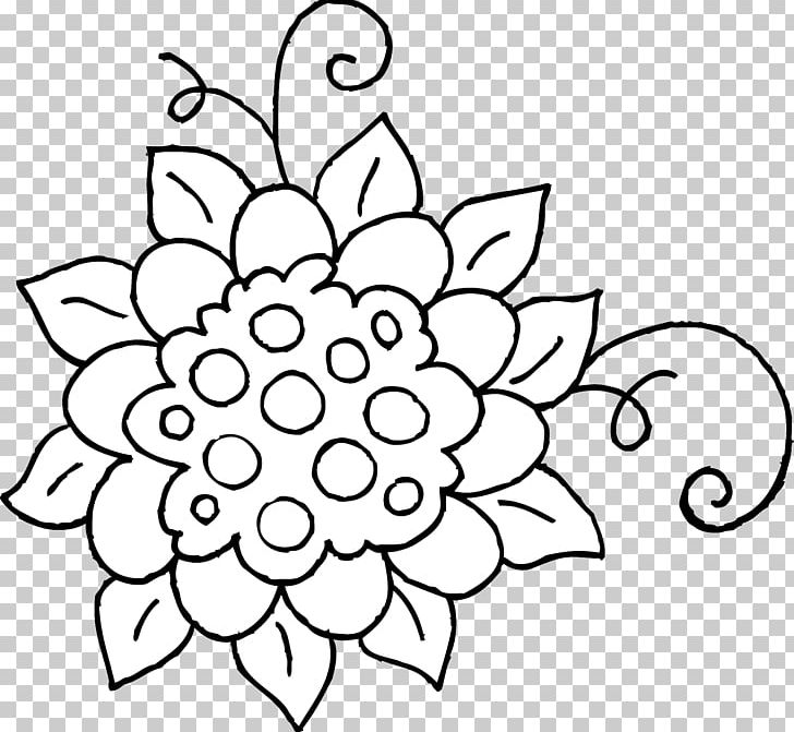 Black And White Flower Drawing PNG, Clipart, Art, Black, Black And White, Circle, Coloring Book Free PNG Download