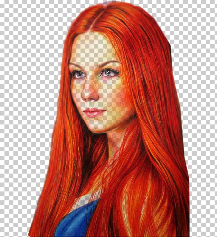 Red Hair Colored Pencil Drawing PNG, Clipart, Art, Brown Hair, Color,  Deviantart, Digital Painting Free PNG