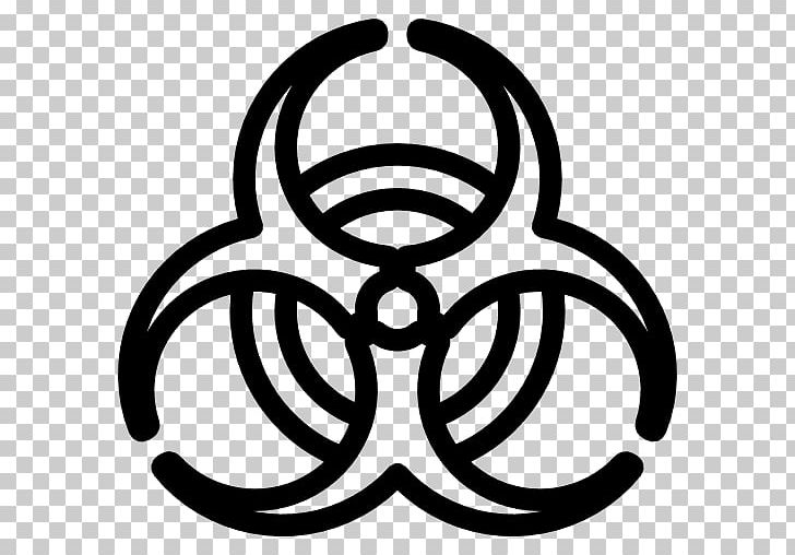 Biological Hazard Computer Icons Symbol PNG, Clipart, Biological Hazard, Black And White, Circle, Computer Icons, Hazard Free PNG Download