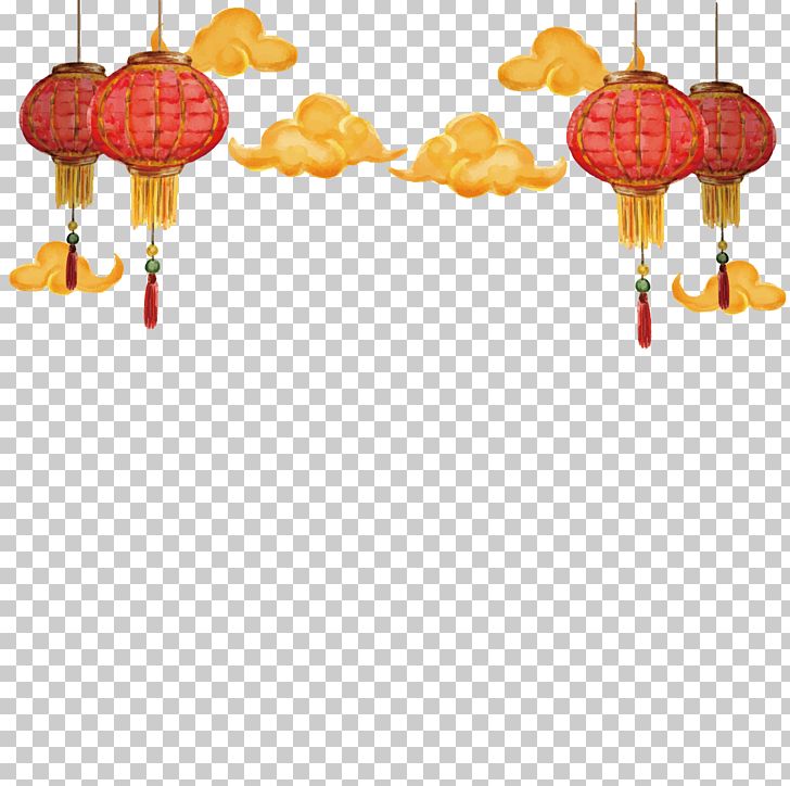 Chinese New Year Paper Lantern Christmas PNG, Clipart, 2017, Banner, Chinese, Chinese Style, Cloud Free PNG Download