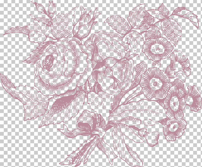 Flower Bouquet Flower Bunch PNG, Clipart, Blackandwhite, Bouquet, Cut Flowers, Drawing, Floral Design Free PNG Download