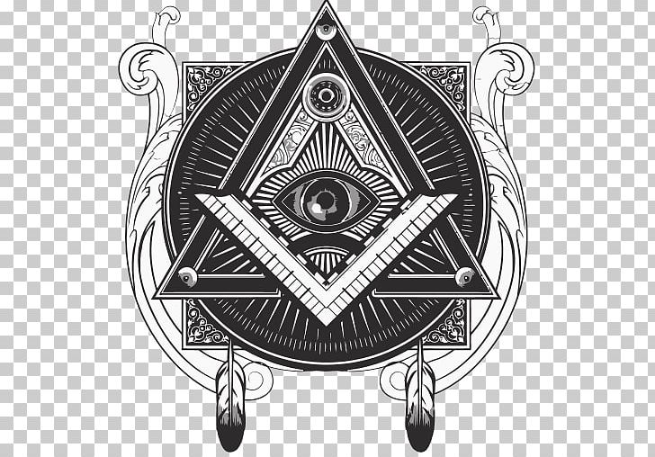 Eye Of Providence Freemasonry Symbol Illuminati Eye Of Horus PNG, Clipart, Black And White, Circle, Eye, Eye Of Horus, Eye Of Providence Free PNG Download