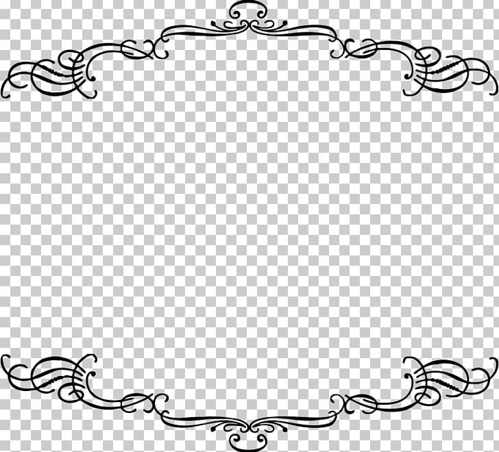 Black And White Frames Line Art PNG, Clipart, Area, Black, Black And White, Body Jewelry, Border Free PNG Download