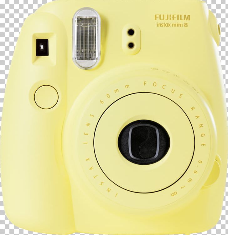 Digital Cameras Fujifilm Instax Mini 8 Camera Yellow PNG, Clipart, Camera, Camera Lens, Cameras Optics, Digital Camera, Digital Cameras Free PNG Download