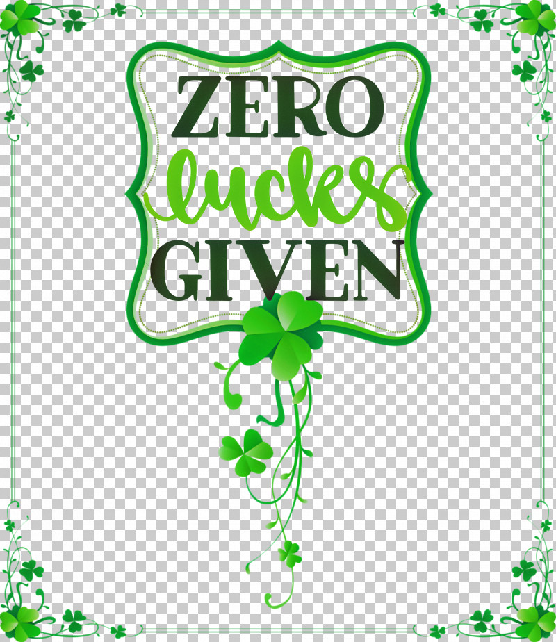 Zero Lucks Given Lucky Saint Patrick PNG, Clipart,  Free PNG Download