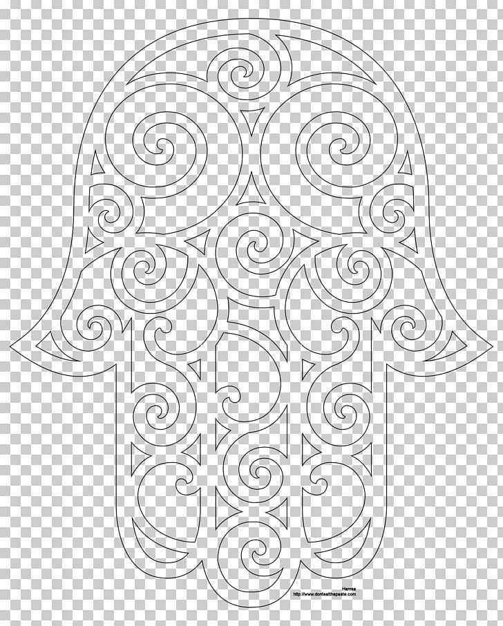Hamsa Coloring Book Drawing Mandala Hand PNG, Clipart, Amulet, Angle, Area, Black And White, Child Free PNG Download