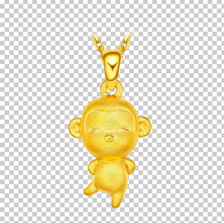 Minnie Mouse Gold Monkey U9996u98fe PNG, Clipart, Animals, Body Jewelry, Chinese Zodiac, Chow Tai Fook, Gold Free PNG Download