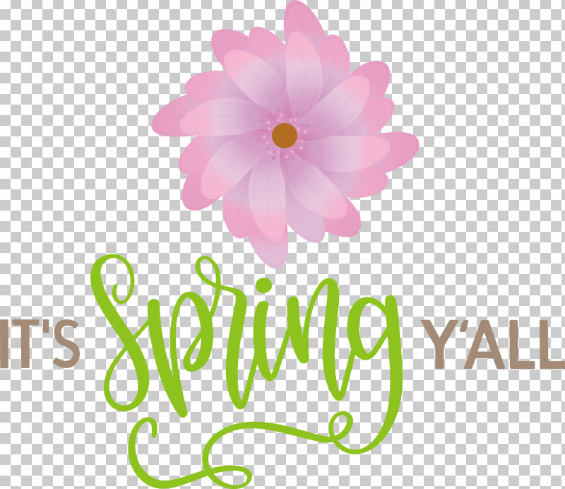 Spring Spring Quote Spring Message PNG, Clipart, Chrysanthemum, Dahlia, Floral Design, Flower, Logo Free PNG Download