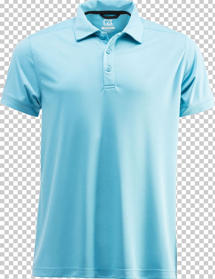 Polo Shirt T-shirt Cutter & Buck Golf PNG, Clipart, Active Shirt, Aqua ...