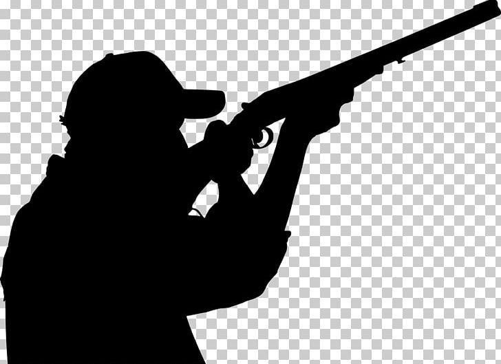 Shooting Sport Hunting Skeet Shooting Silhouette PNG, Clipart, Animals, Black And White, Firearm, Gun, Gunshot Free PNG Download
