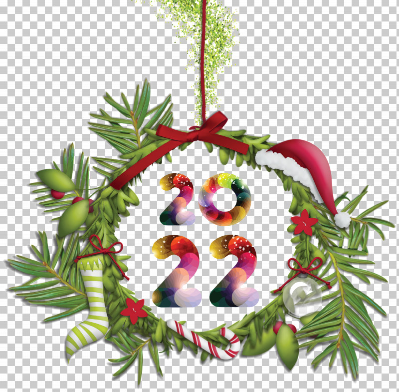 2022 Happy New Year 2022 New Year 2022 PNG, Clipart, Bauble, Branching, Christmas Day, Christmas Ornament M, Conifers Free PNG Download