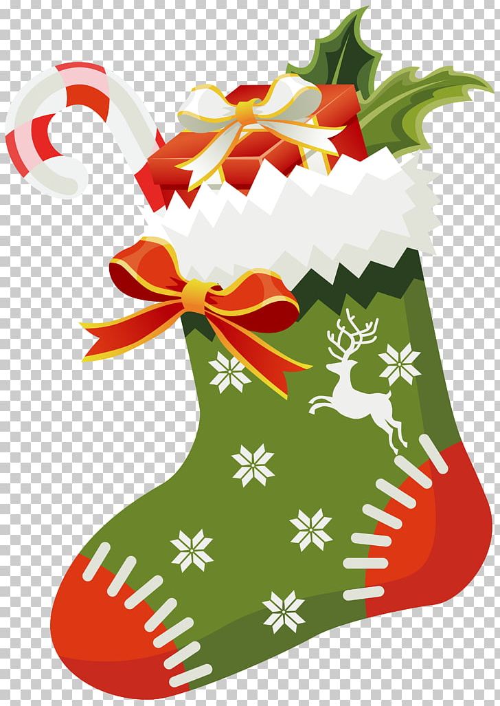 Candy Cane Santa Claus Christmas Stocking PNG, Clipart, Candy Cane, Christmas, Christmas Decoration, Christmas Green Cliparts, Christmas Ornament Free PNG Download