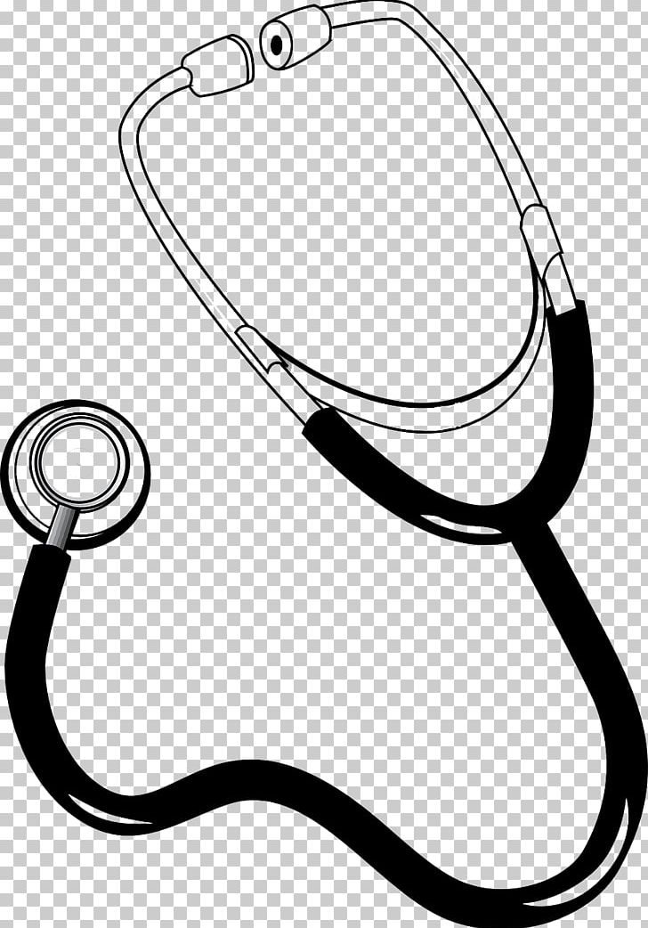 Stethoscope Nursing PNG, Clipart, Area, Artwork, Aso, Black And White, Cardiology Free PNG Download