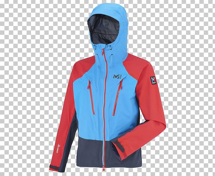 Gore-Tex Jacket Millet Clothing Mountaineering PNG, Clipart, Backcountrycom, Blue, Climbing Shoe, Clothing, Cobalt Blue Free PNG Download