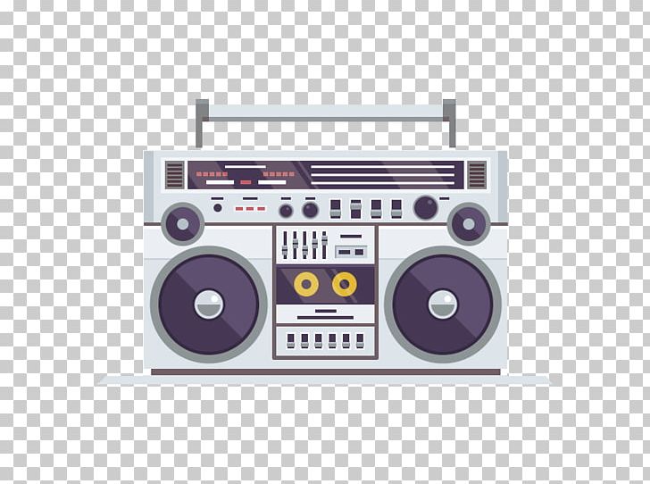 Tape Recorder Boombox Videocassette Recorder PNG, Clipart, Brand, Compact Cassette, Creative, Electronics, Flat Design Free PNG Download