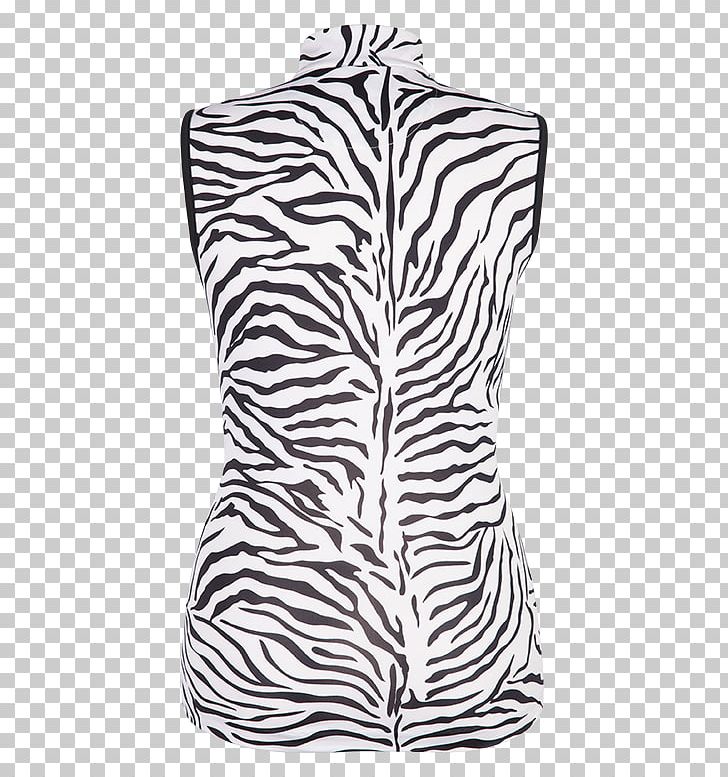 Zebra White Sleeve Dress Outerwear PNG, Clipart, Animals, Black, Black And White, Clothing, Day Dress Free PNG Download