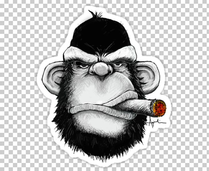 T-shirt Cigar Chimpanzee Hoodie PNG, Clipart, Art Print, Chimpanzee, Cigar, Cigar Band, Cigar Monkey Free PNG Download