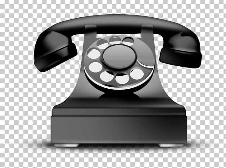Telephone Call Rotary Dial Landline Icon PNG, Clipart, Background Black ...