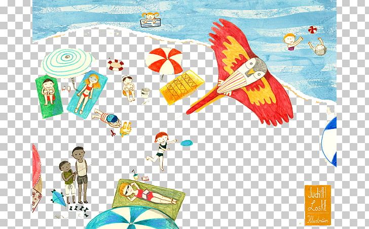Beach Cartoon Illustration PNG, Clipart, Art, Beach Vector, Card, Computer Wallpaper, Cover Free PNG Download