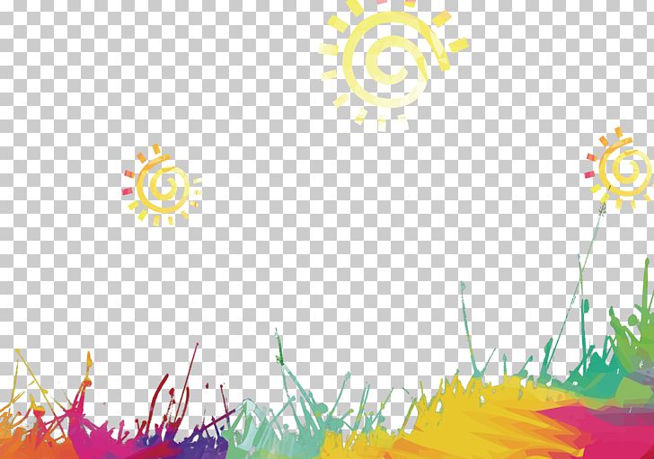 Watercolor Landscape Watercolor: Flowers Watercolor Painting PNG, Clipart, Color, Computer Wallpaper, Download, Graphic Design, Grass Free PNG Download