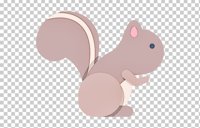 Squirrel Cartoon Pink Nose Tail PNG, Clipart, Animal Figure, Cartoon, Ear, Nose, Pink Free PNG Download