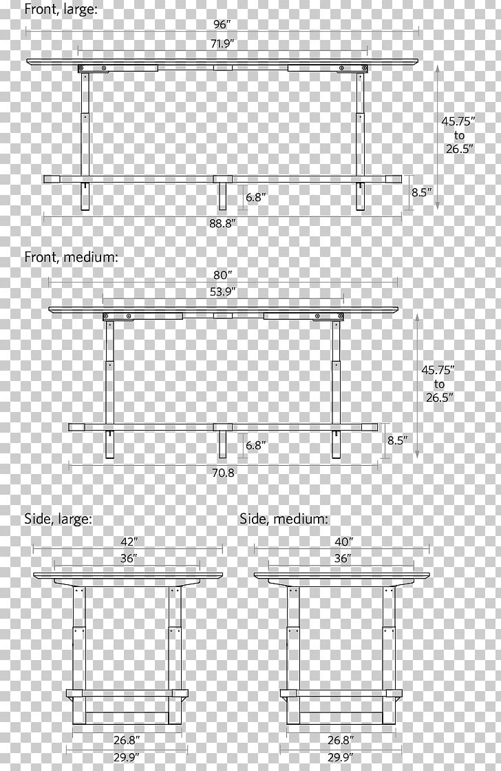 Technical Drawing Furniture Diagram PNG, Clipart, Angle, Area, Art, Black And White, Diagram Free PNG Download