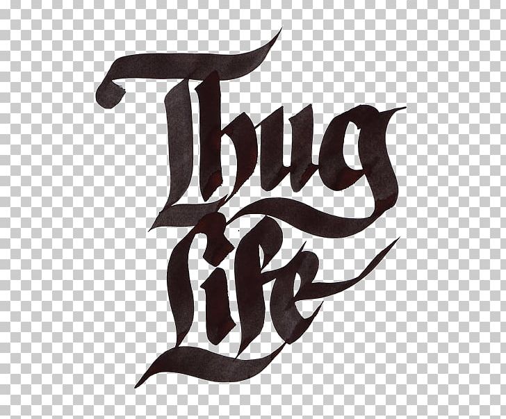 Thug Life Icon PNG, Clipart, Art, Black And White, Calligraphy, Computer Icons, Design Free PNG Download