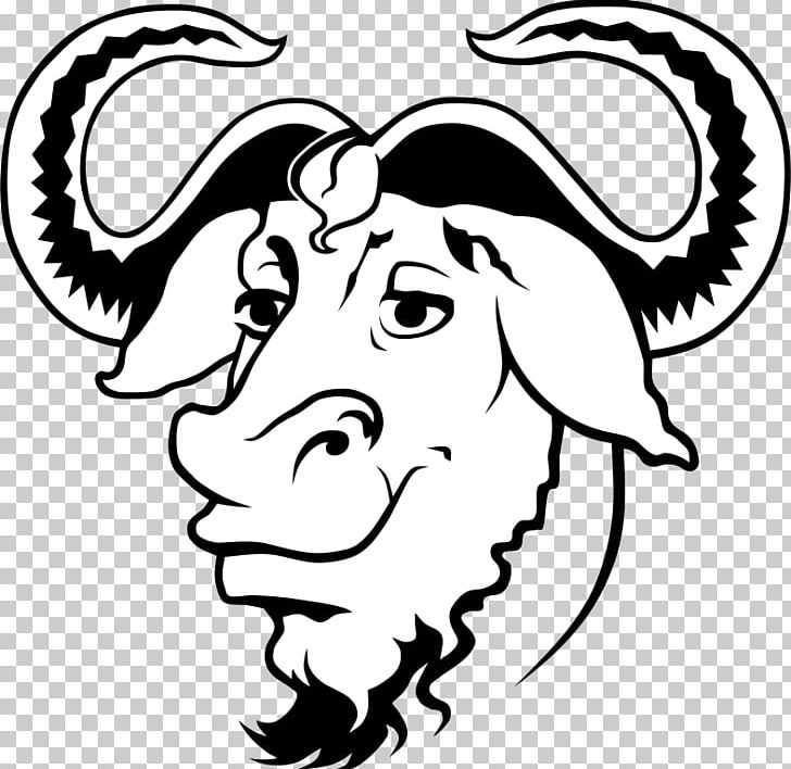 GNU/Linux Naming Controversy Tux Logo PNG, Clipart, Artwork, Black And White, Cattle Like Mammal, Face, Fictional Character Free PNG Download