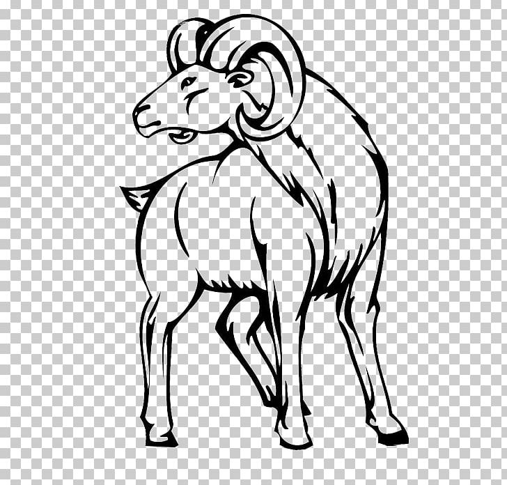 Sheep Goat Sticker Animal PNG, Clipart, Animals, Black, Black And White, Cartoon, Cattle Like Mammal Free PNG Download