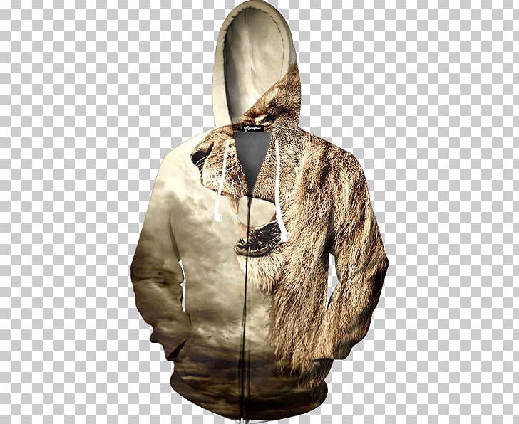 Hoodie Lion Clothing Outerwear PNG, Clipart, Animals, Bluza, Clothing, Fur, Fur Clothing Free PNG Download
