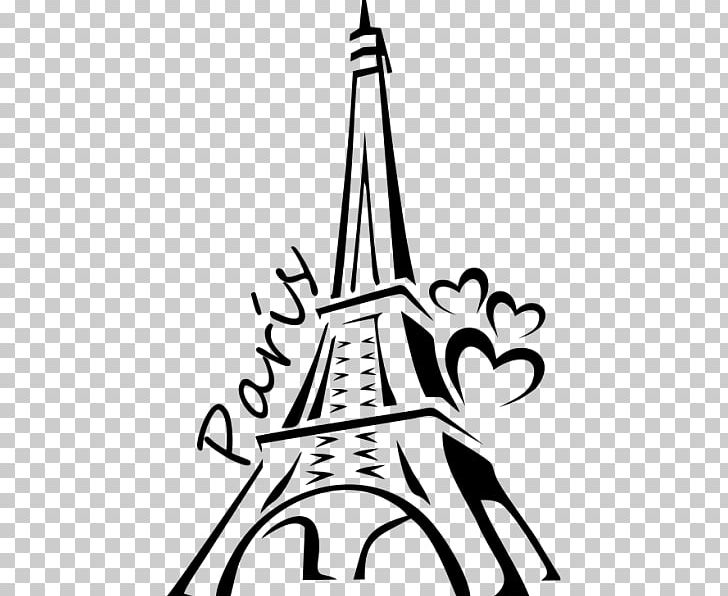 Eiffel Tower Drawing Painting Silhouette PNG, Clipart, Art, Artwork, Black, Black And White, Cartoon Free PNG Download