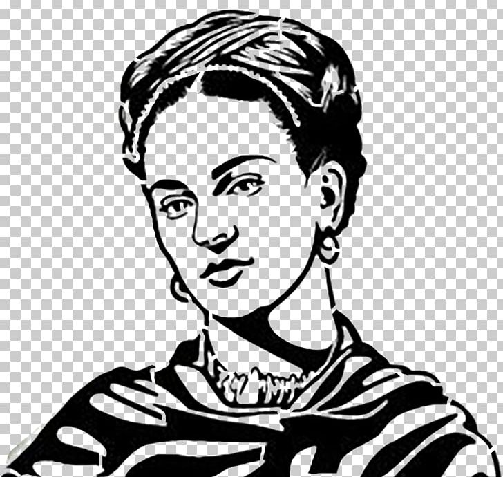 Frida Portrait Tracing PNG, Clipart, Art, Artwork, Black And White, Digital Image, Face Free PNG Download