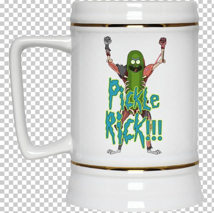 Mug Beer Stein YouTube Pickle Rick PNG, Clipart, Beer, Beer Stein, Ceramic, Coffee Cup, Cup Free PNG Download