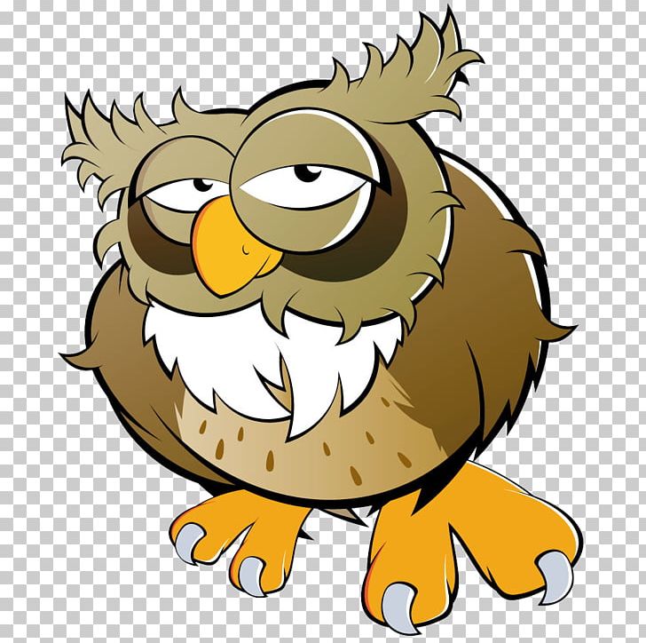 Owl Cartoon Illustration PNG, Clipart, Animals, Beak, Bird, Bird Of Prey, Can Stock Photo Free PNG Download