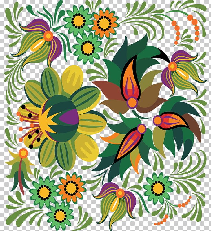 Russian Floral Design Khokhloma Tile PNG, Clipart, Artwork, Branch, Chrysanths, Creative, Cut Flowers Free PNG Download