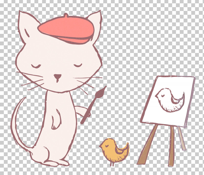 Cat Kitten Paw Line Art Whiskers PNG, Clipart, Art, Cartoon Cat, Cat, Character, Kitten Free PNG Download