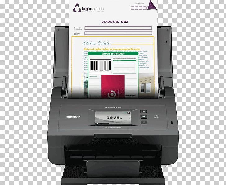 Scanner Brother ADS-2600W Scanner Brother Documentary Scanner Ads-2600W Brother 24Ppp Scanner Double With Wifi / Network Ads-2600We PNG, Clipart, Brother, Device, Digitization, Document, Document Imaging Free PNG Download