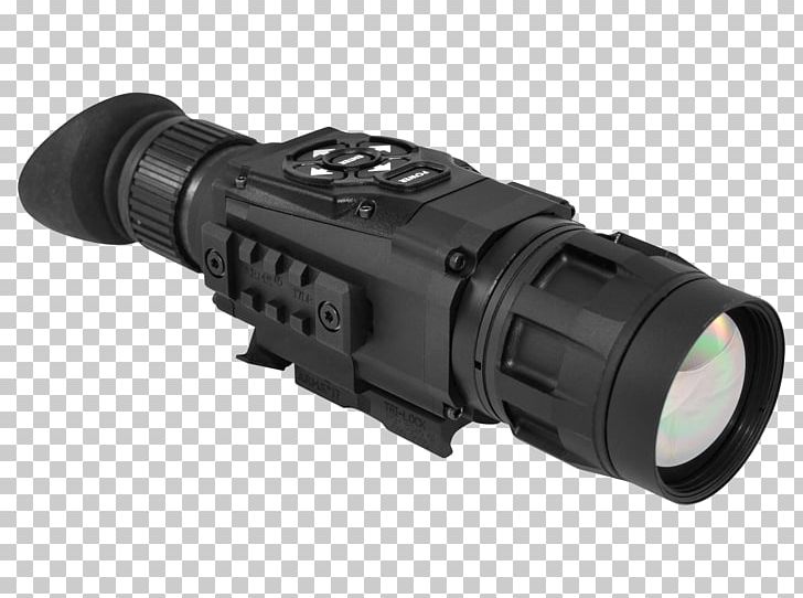 Thermal Weapon Sight Thermographic Camera Firearm Telescopic Sight PNG, Clipart, 18 X, Atn, Firearm, Flashlight, Hardware Free PNG Download